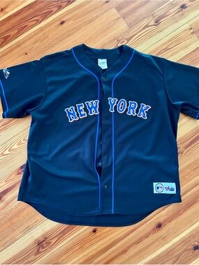Vintage New York Mets button down jersey